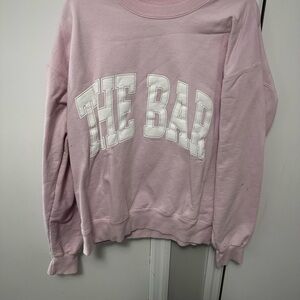 The Bar Pink Sweater